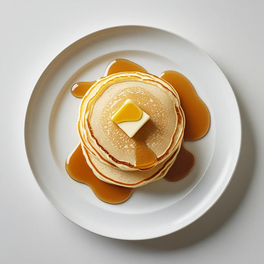 Classic Pancake Stack with Maple Syrup & Butter